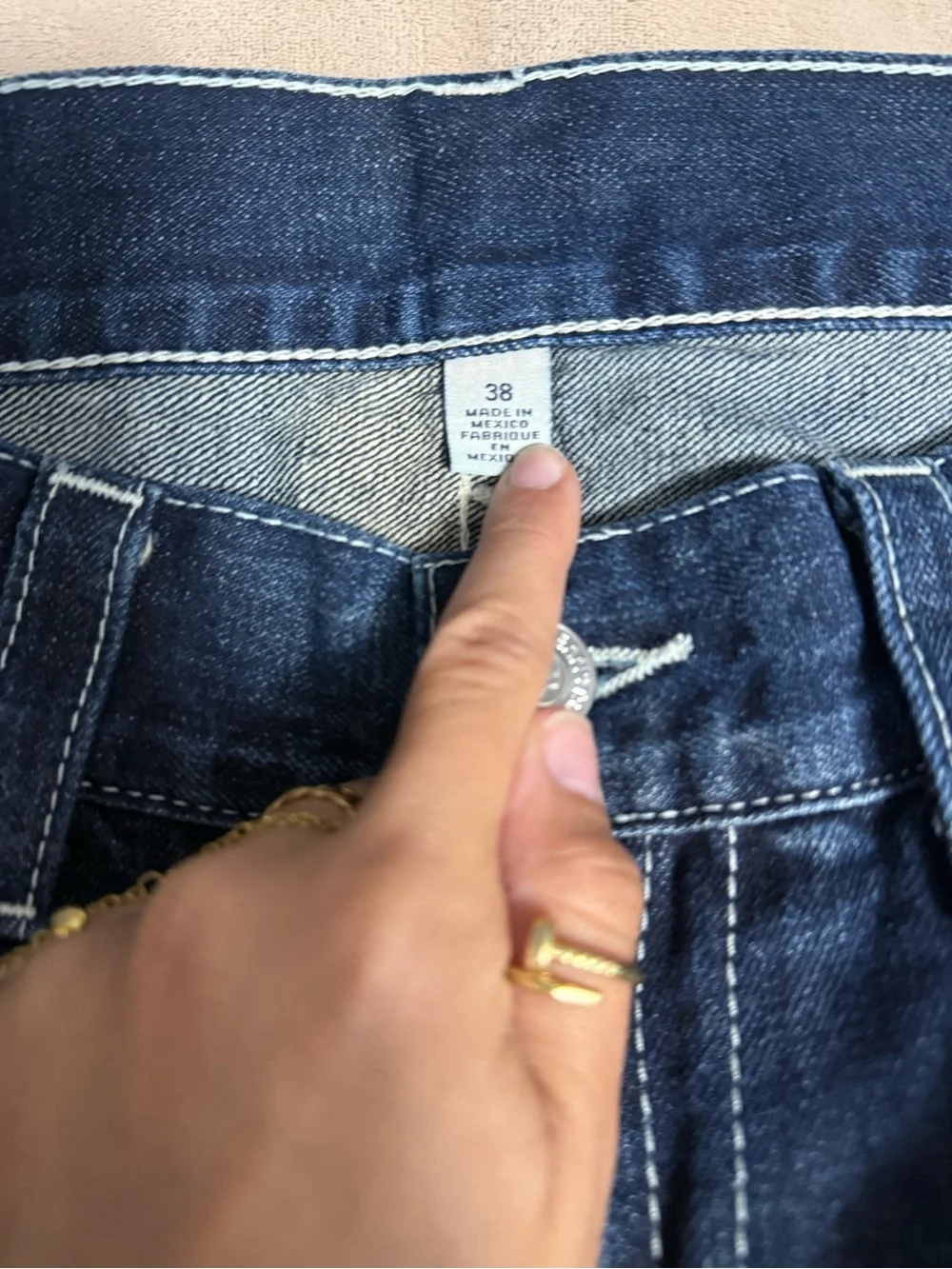 Men’s Dark Blue True Religion Jeans